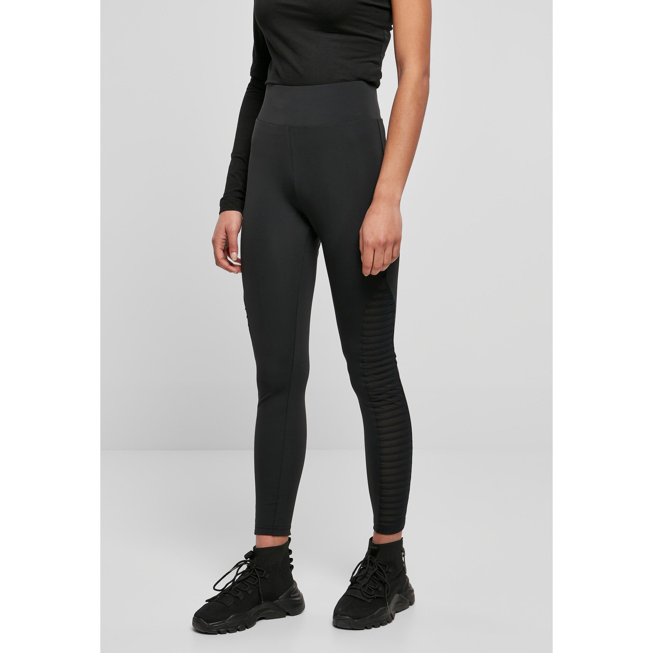 Image of Damen-leggings Mit Hoher Taille Biker Tech Mesh (gt) Unisex XXXL