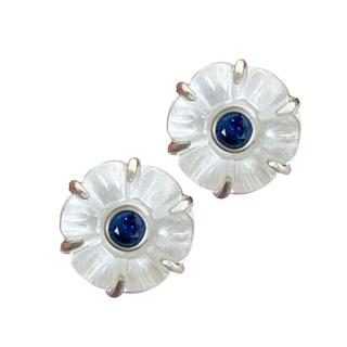 Steinkult  Boucles d'oreilles Crystal de roche "Noelia" 