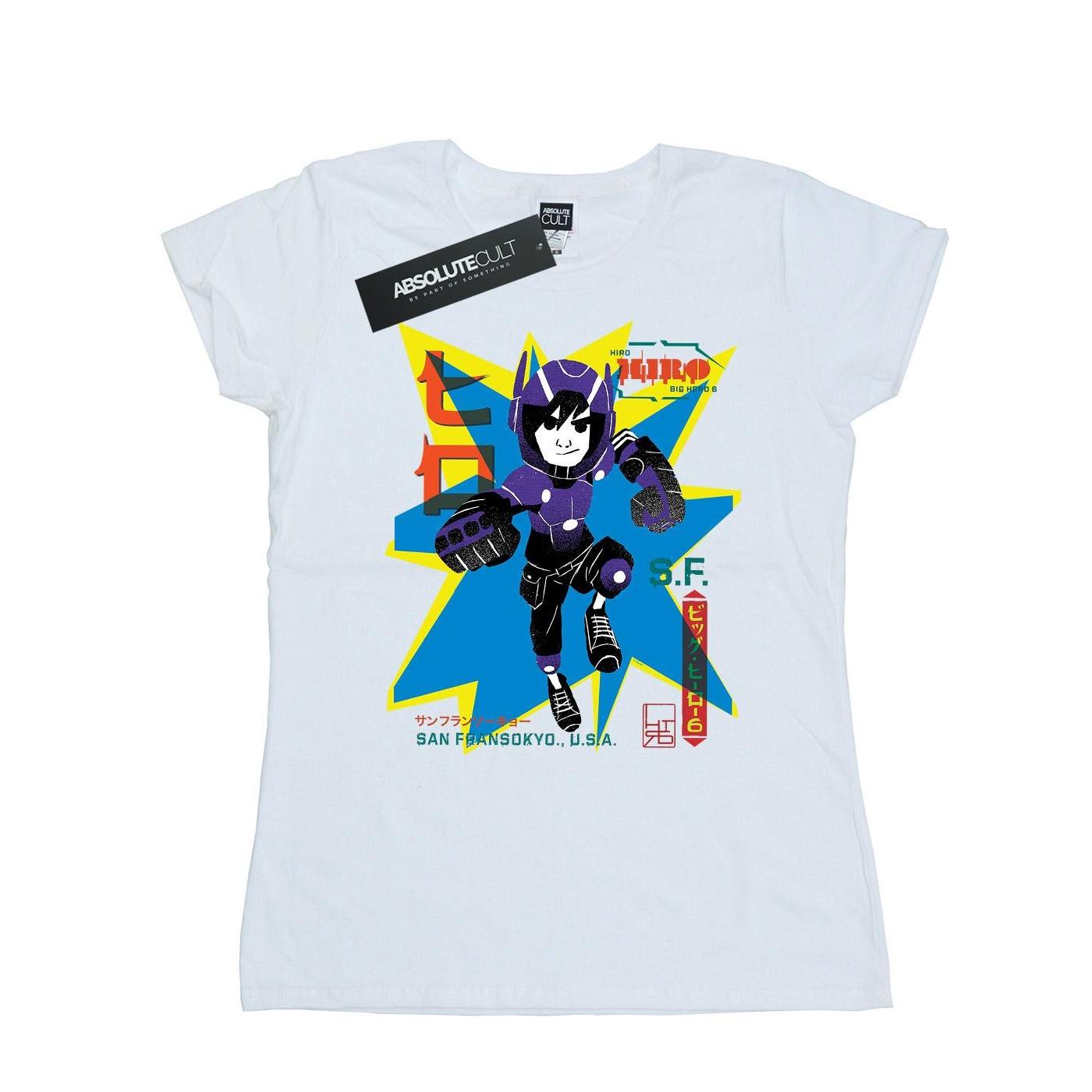 Image of Big Hero 6 Hiro Anime Tshirt Damen Weiss S