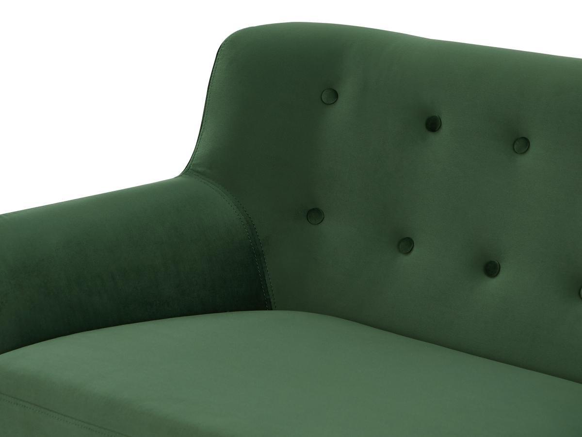 Vente-unique Sofa 2-Sitzer - Samt - Tannengrün - SERTI  