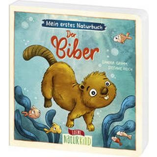 Mein erstes Naturbuch - Der Biber Grimm, Sandra; Loewe Naturkind (Hrsg.); Reich, Stefanie (Illustrationen) Gebundene Ausgabe 