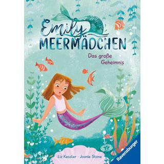 Emily Meermädchen - Das große Geheimnis (ein Meerjungfrauen-Erstlesebuch für Kinder ab 6 Jahren) Kessler, Liz; Stone, Joanie (Illustrationen); Taube, Anna (Übersetzung) Couverture rigide 