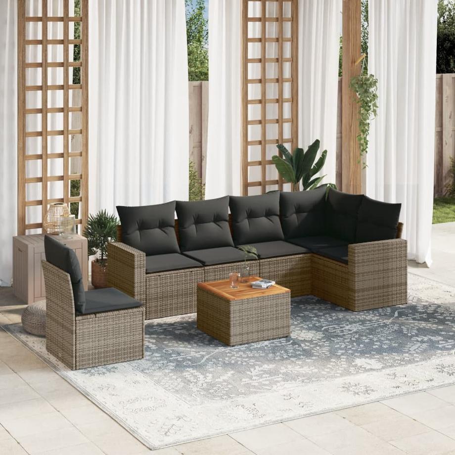 VidaXL Garten sofagarnitur poly-rattan  
