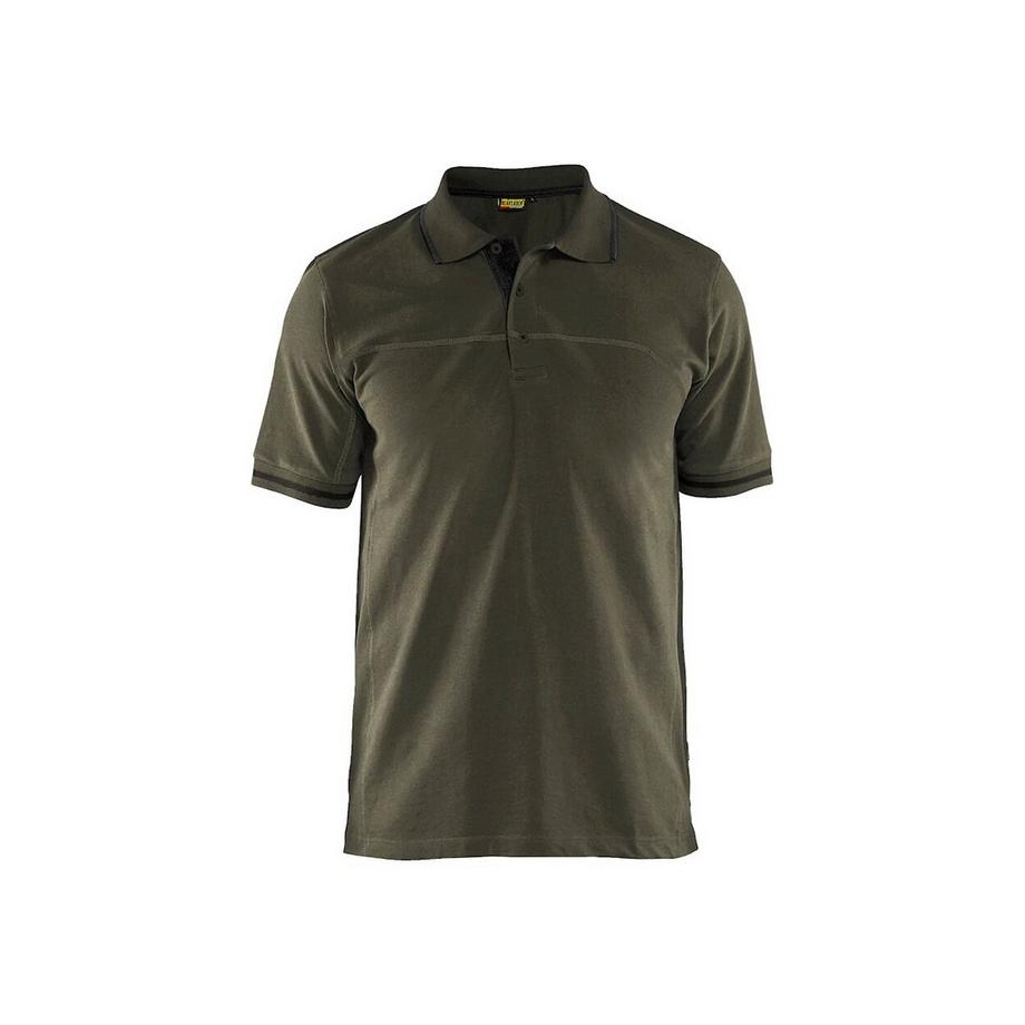 zweifarbiges poloshirt