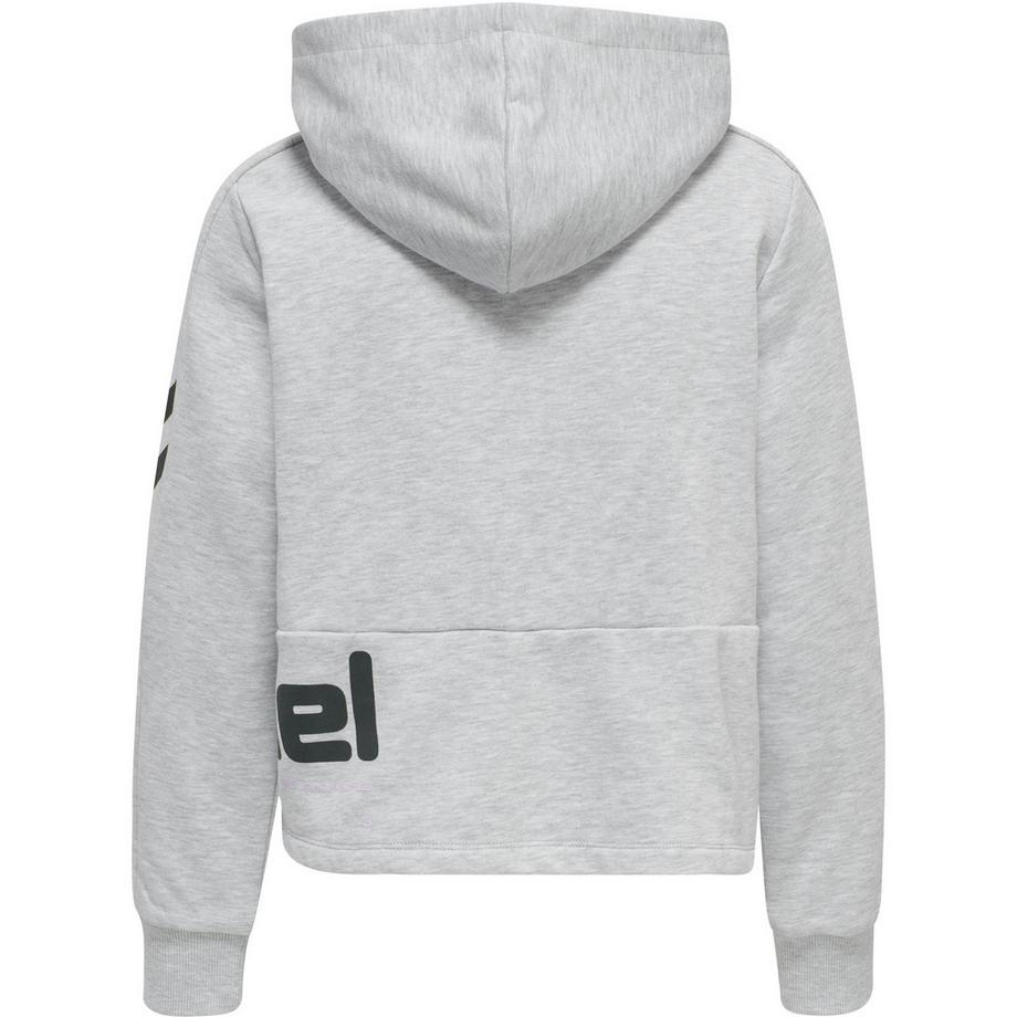 Hummel Felpa con cappuccio cropped con stampa grafica  