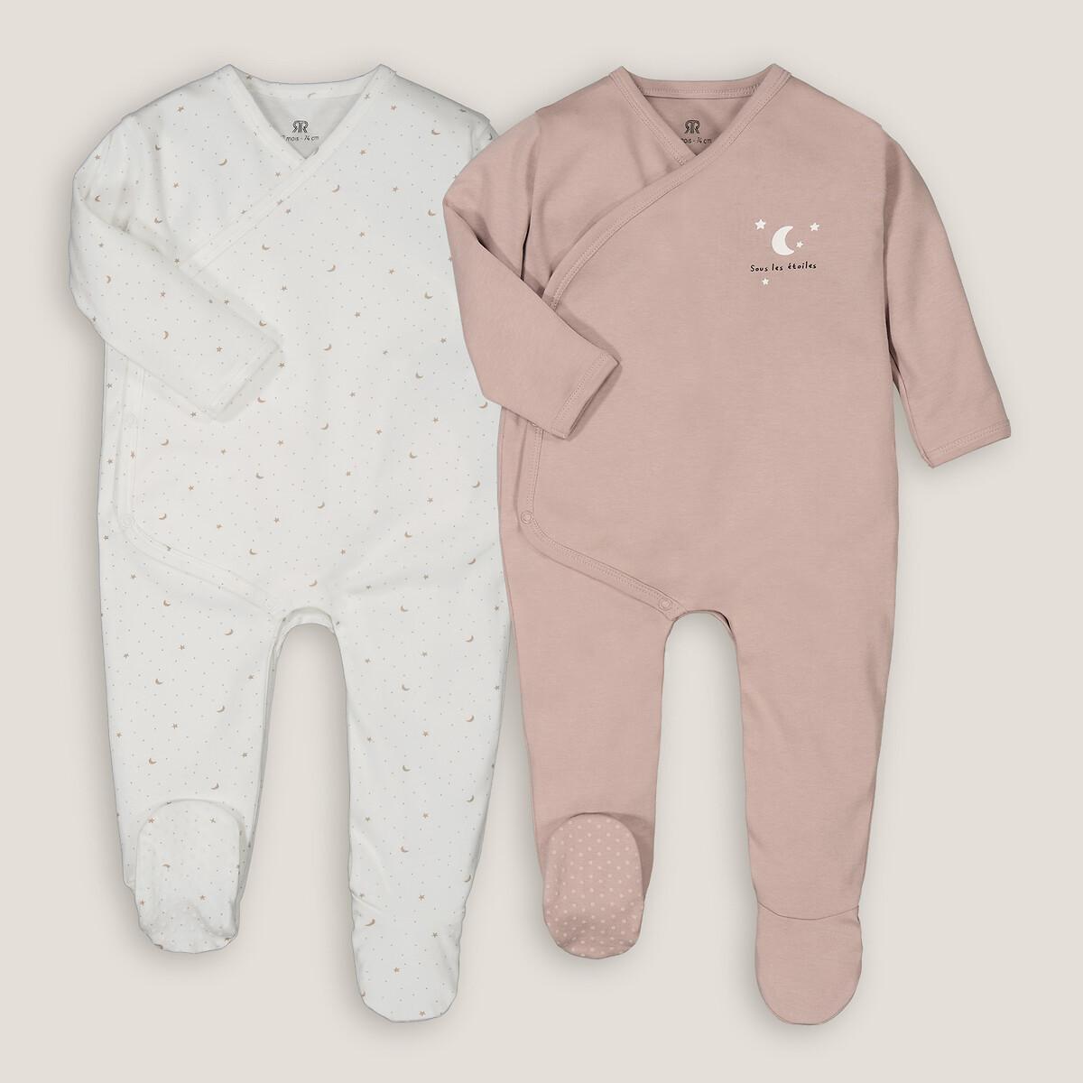 La Redoute Collections  Lot de 2 pyjamas 1 pièce 