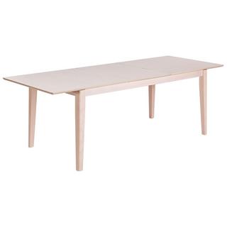 Beliani Table de salle à manger extensible en MDF Scandinave CROSBY  