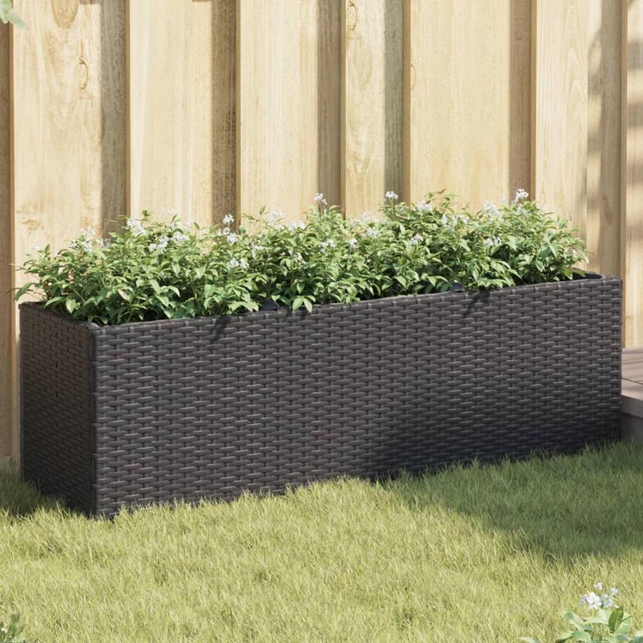 VidaXL fioriera da giardino Polirattan  