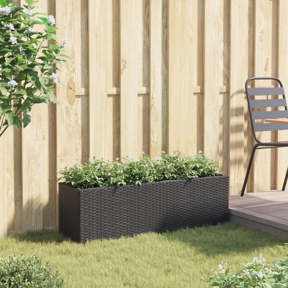 VidaXL fioriera da giardino Polirattan  