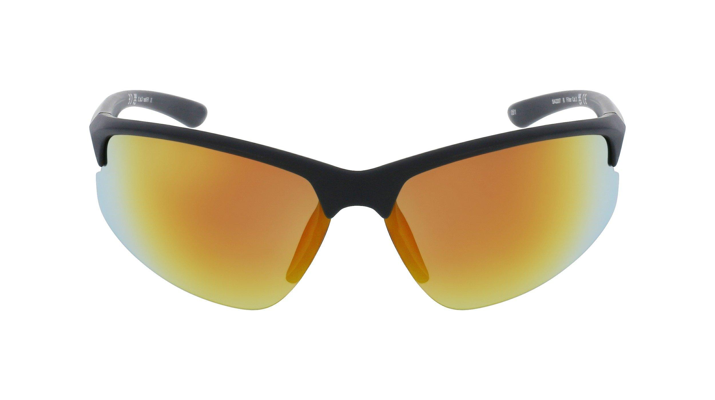 Image of Sport Sonnenbrille Mit Etui Herren Orange ONE SIZE