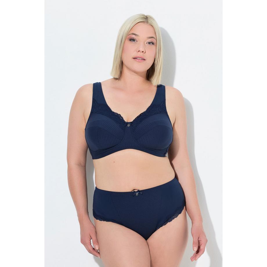 Ulla Popken Soutien-gorge de maintien sans armatures dentelle bonnet C-G  