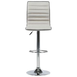 Beliani Set mit 2 Barstühlen aus Stoff Modern LUCERNE  