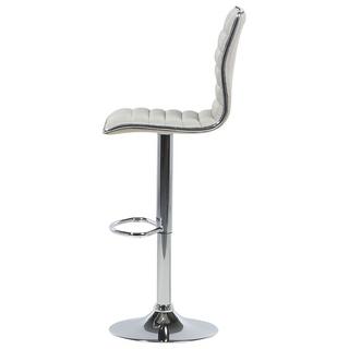 Beliani Set mit 2 Barstühlen aus Stoff Modern LUCERNE  