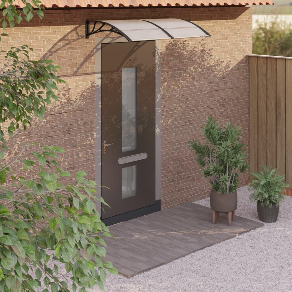 VidaXL Auvent de porte polycarbonate  