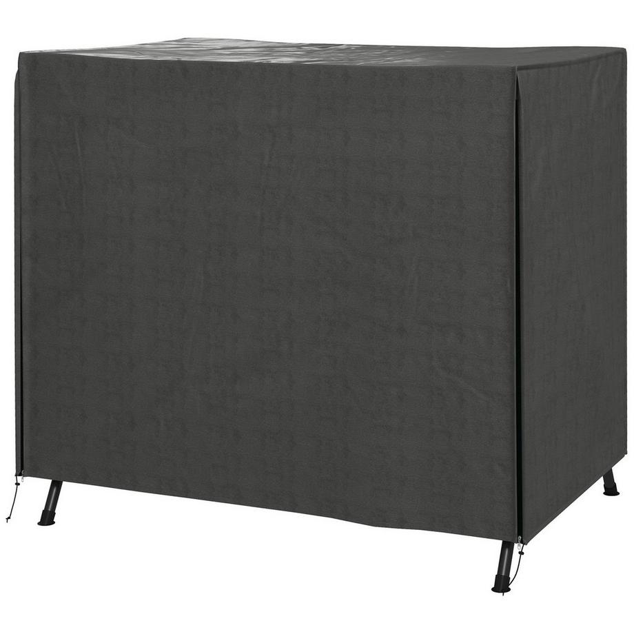 Northio Hollywoodschaukel Abdeckung 3 Sitzer, Wasserabweisend Winterfest Schutzhülle für Gartenschaukel, UV-Beständig Abdeckplane, Abdeckhaube, Reißfest 420D Oxford Gewebe, 177x114x152cm Dunkelgrau  