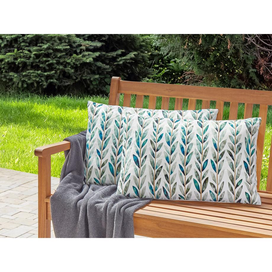 Beliani Gartenkissen 2er Set aus Polyester Modern LOANO  