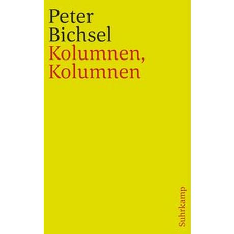 Kolumnen, Kolumnen Bichsel, Peter Copertina rigida 