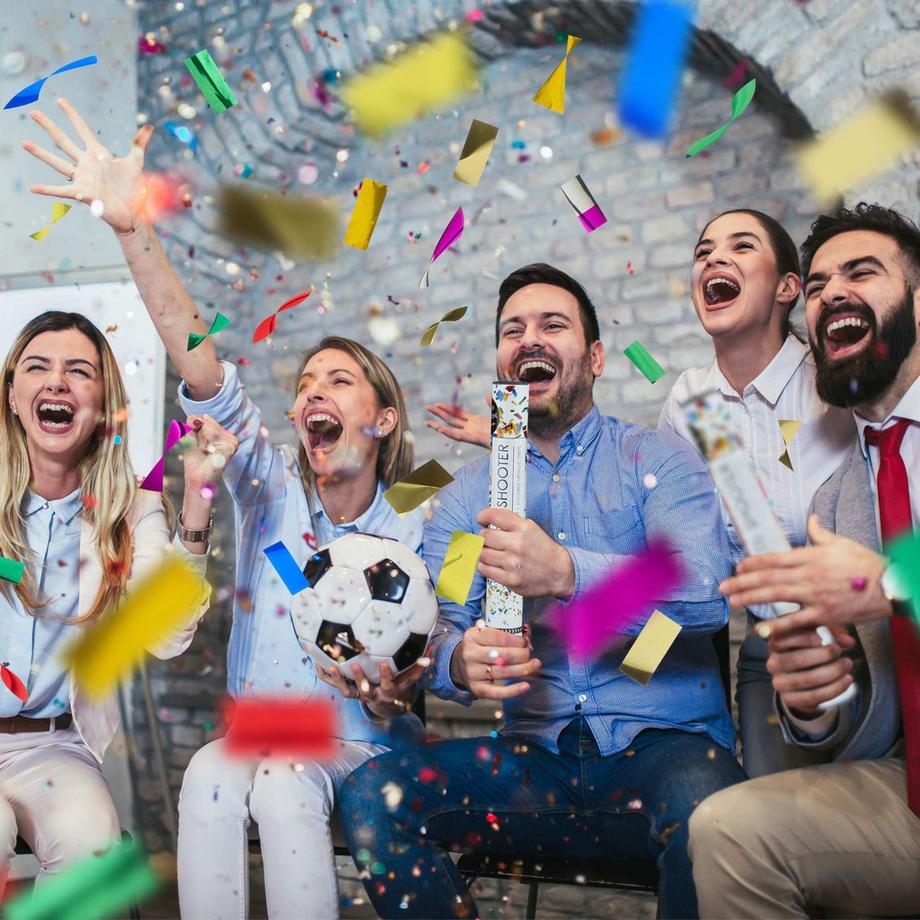 B2X  Konfettikanone 40 cm bunt 