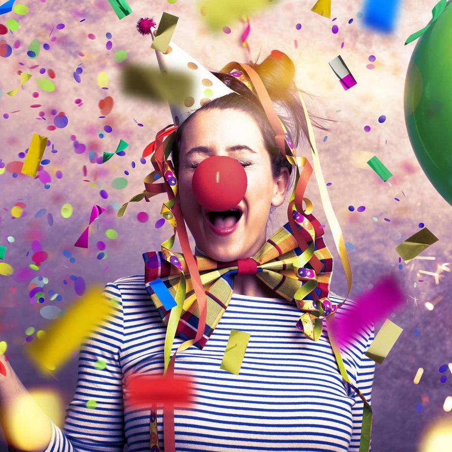 B2X  Konfettikanone 40 cm bunt 