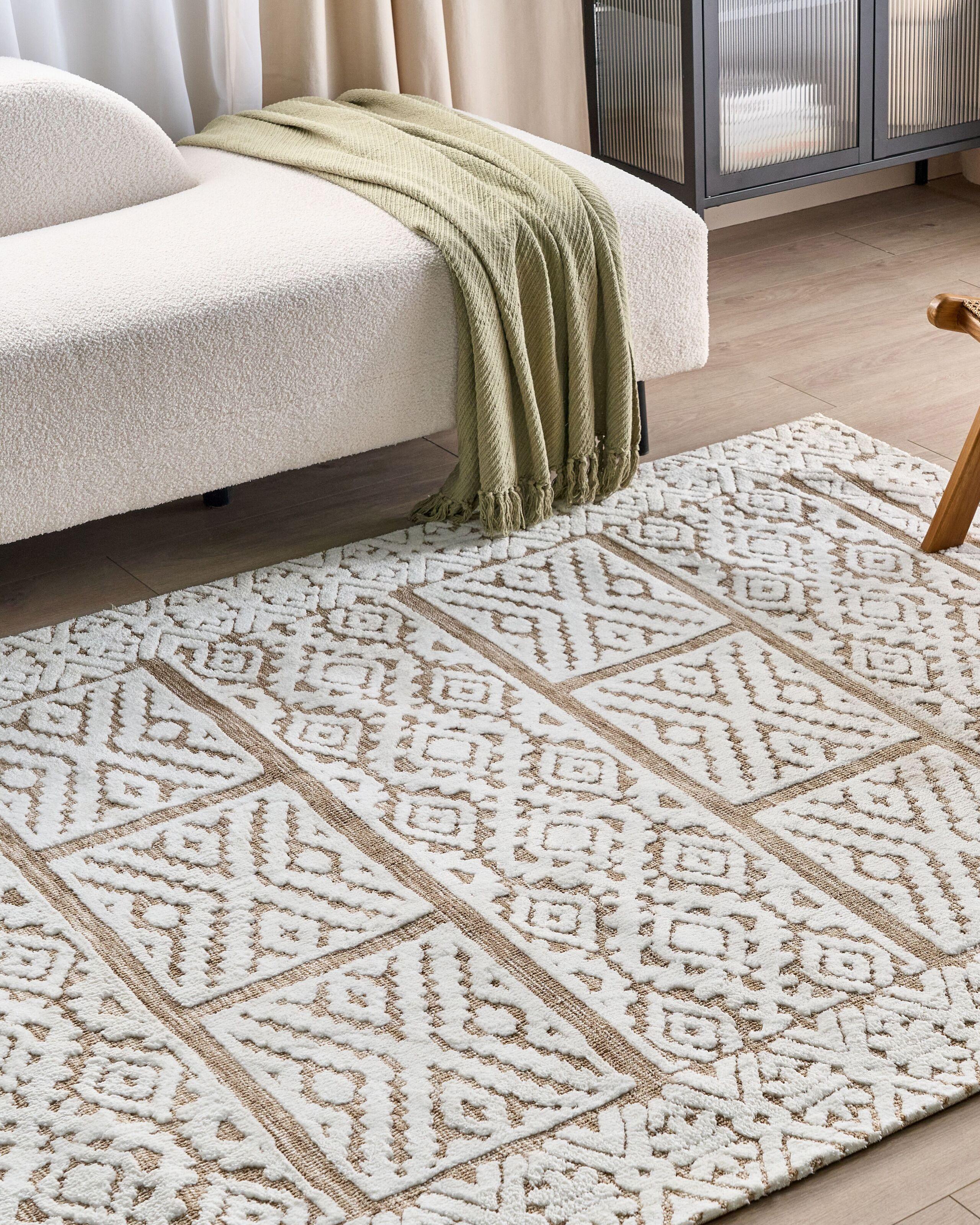 Beliani Tapis en Polyester Boho GOGAI  