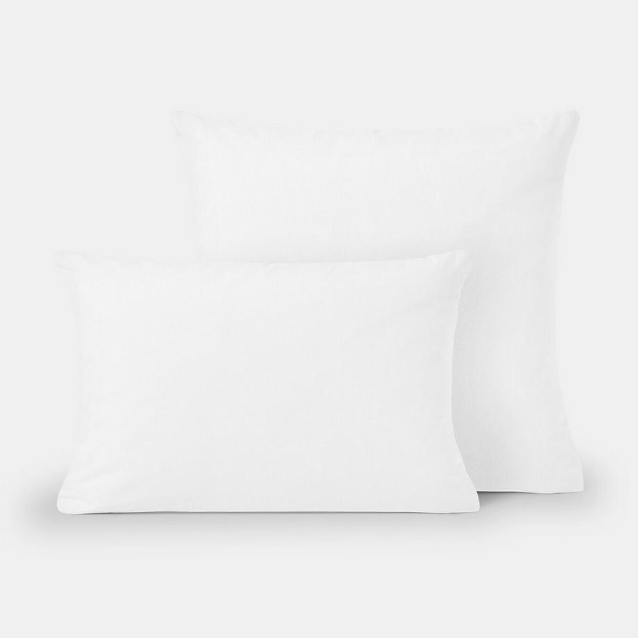 Taie d'oreiller unie coton