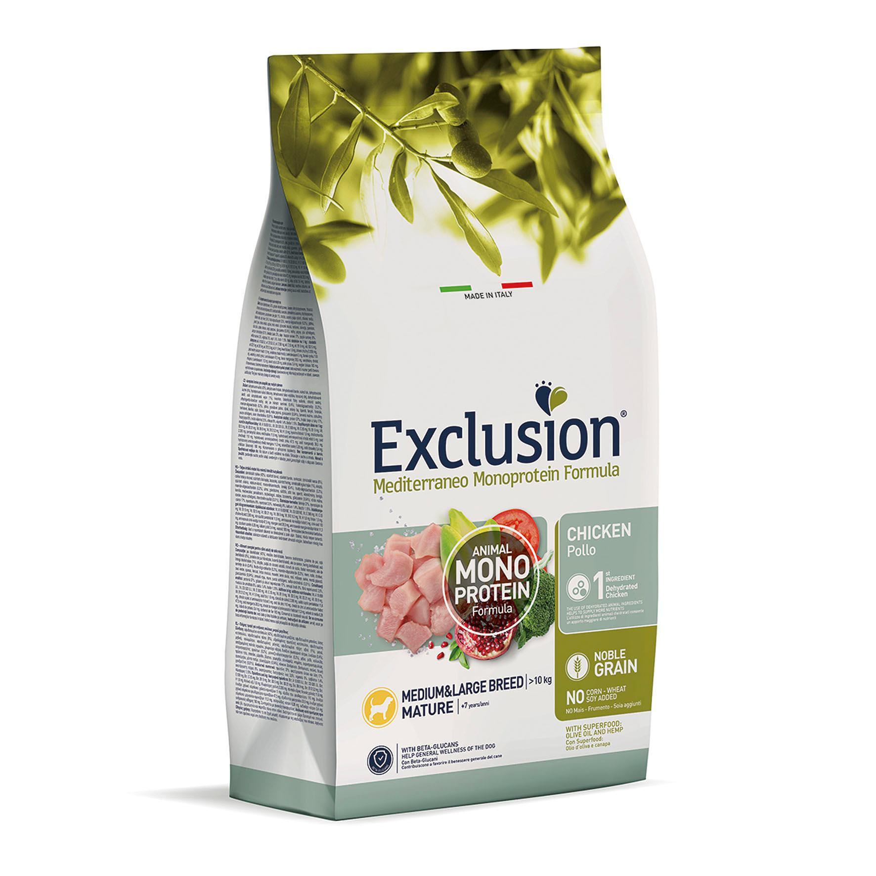 Exclusion  Mediterraneo Mature Adult Medium und Large Chicken 