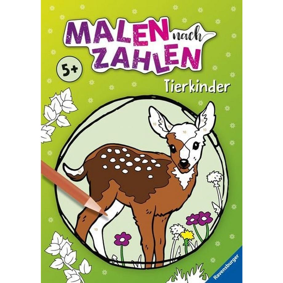   Malen nach Zahlen ab 5: Tierkinder 