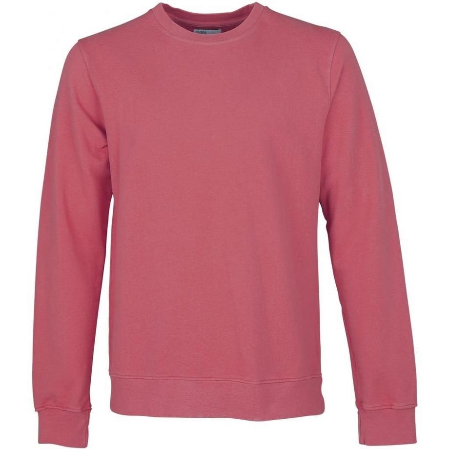 Sweatshirt mit Rundhalsausschnitt  Classic Organic raspberry pink