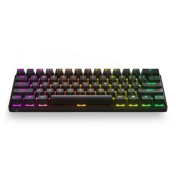 Steelseries Apex Pro Mini Wireless Tastatur USB + RF Wireless + Bluetooth QWERTZ Deutsch Schwarz