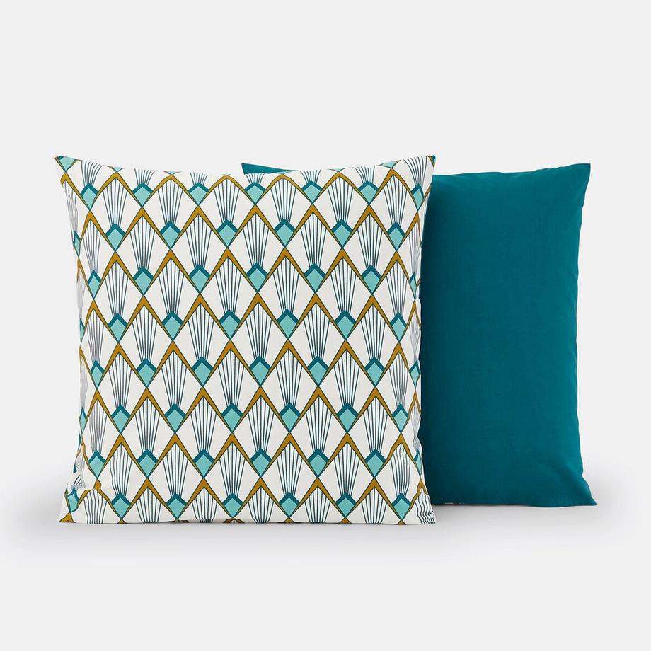 La Redoute Intérieurs Elisa Fodera Cuscino in Percalle Fantasia  