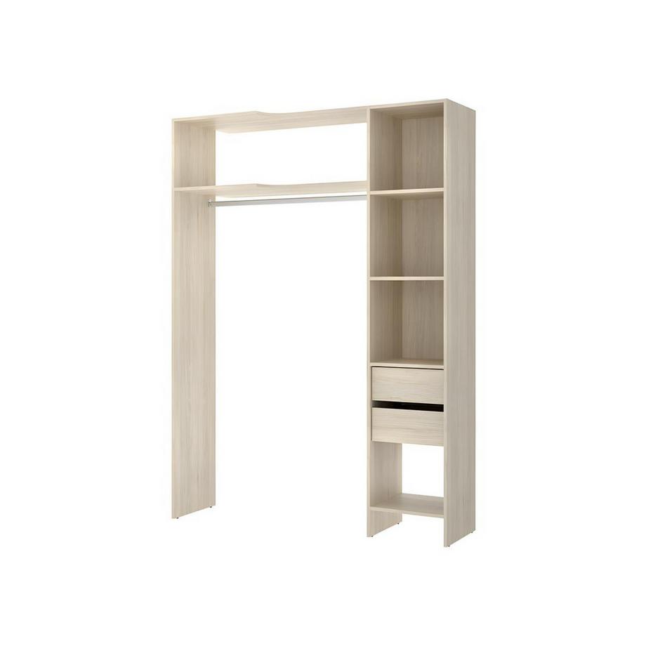 Vente-unique Dressing d'angle extensible GONTRAN L14Chêne  