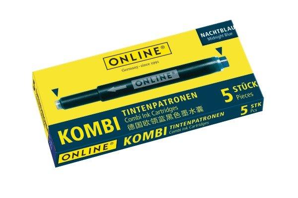 Online ONLINE Tintenpatronen Kombi 17056/12 Nightblue 5 Stück  