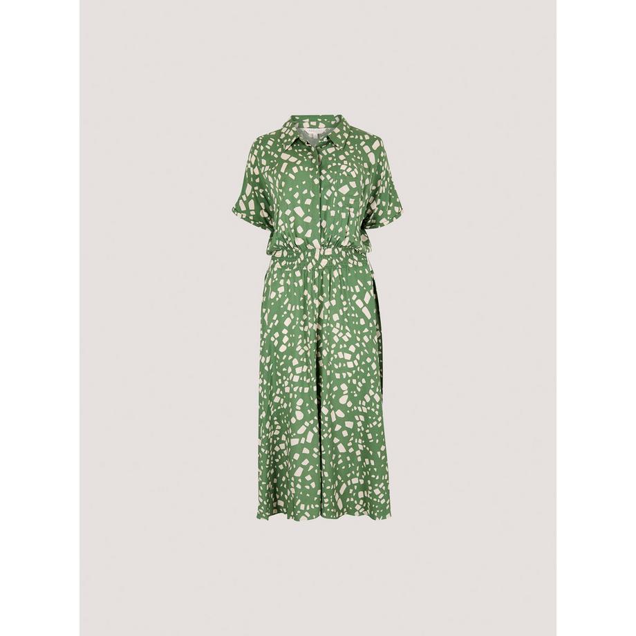 APRICOT Robe midi chemise à carreaux dispersés  
