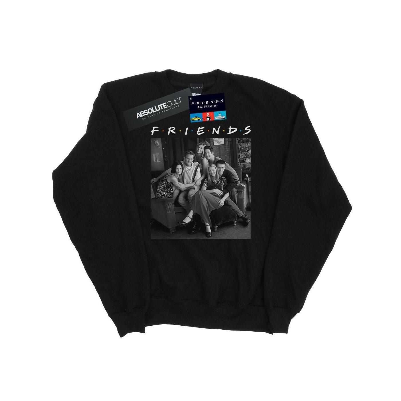 Image of Black And White Photo Sweatshirt Mädchen Schwarz 140/146