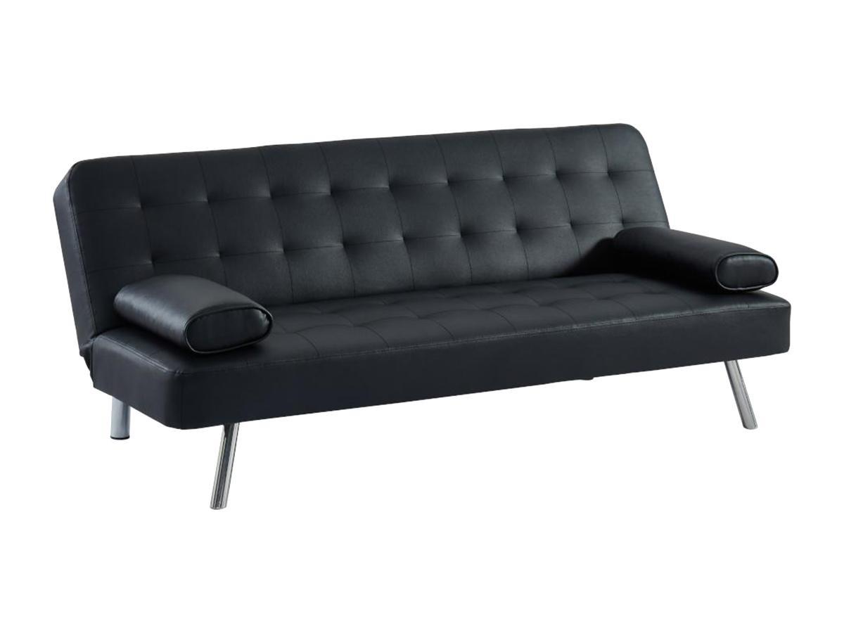 Vente-unique Schlafsofa Klappsofa MICHELLE II Kunstleder  