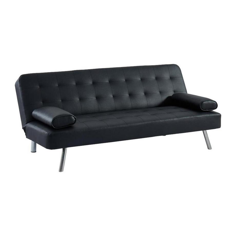 Vente-unique Schlafsofa Klappsofa MICHELLE II Kunstleder  