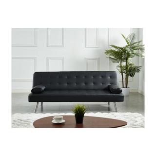 Vente-unique Schlafsofa Klappsofa MICHELLE II Kunstleder  