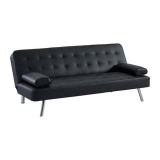 Vente-unique Schlafsofa Klappsofa MICHELLE II Kunstleder  