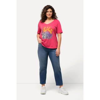 Ulla Popken  Jeans Sarah, Ziersteine, schmales Bein, Stretch 