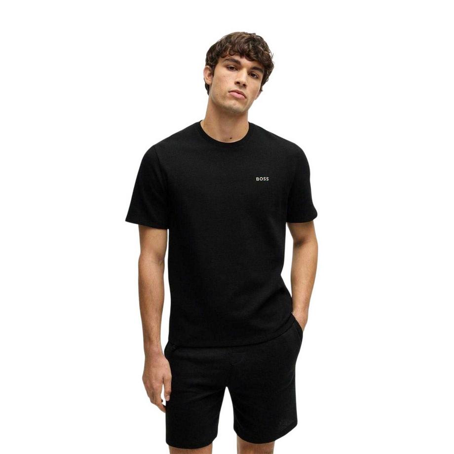 BOSS Maglietta Classica Maniche Corte Maglia A Nido D'ape  