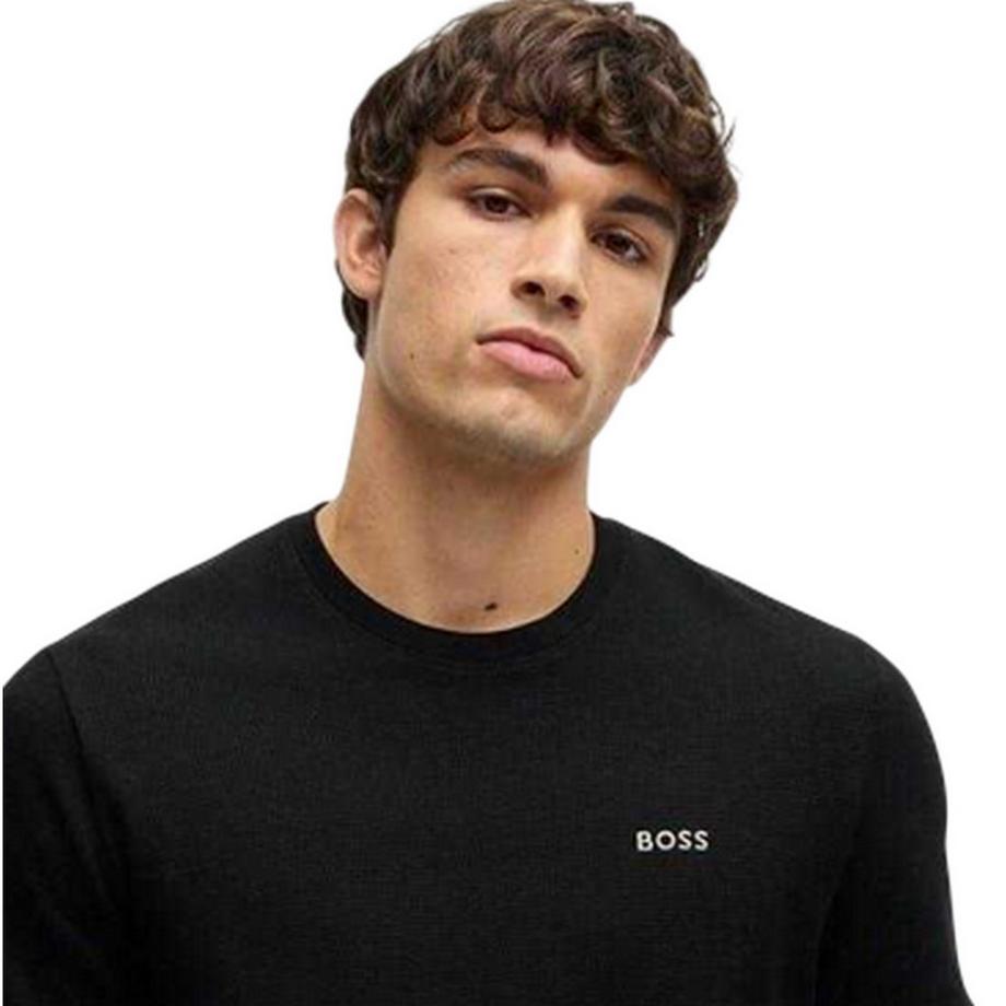 BOSS Maglietta Classica Maniche Corte Maglia A Nido D'ape  