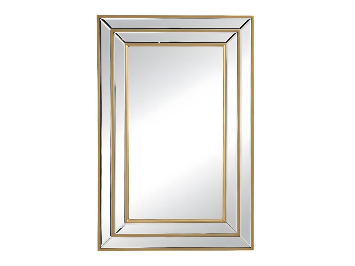 Image of Spiegel BAKOU Rahmen aus Eukalyptusholz Goldfarben Spiegel BAKOU Rahmen aus Eukalyptusholz Goldfarben