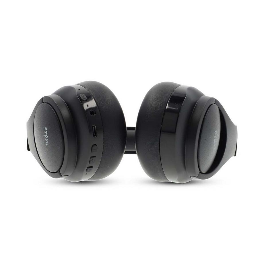 Nedis  Cuffie over-ear wireless | Durata massima della batteria: 28 ore | Microfono integrato | Controllo a pressione | Ibrido (ENC + ANC) | Supporto per controllo vocale | Controllo del volume | Nero 
