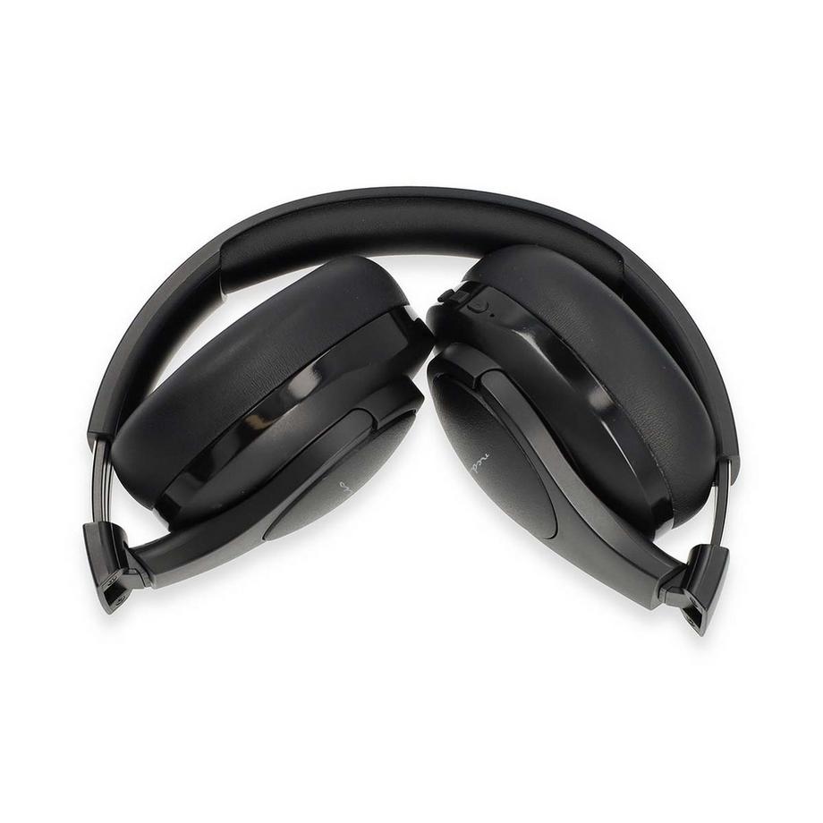 Nedis  Cuffie over-ear wireless | Durata massima della batteria: 28 ore | Microfono integrato | Controllo a pressione | Ibrido (ENC + ANC) | Supporto per controllo vocale | Controllo del volume | Nero 