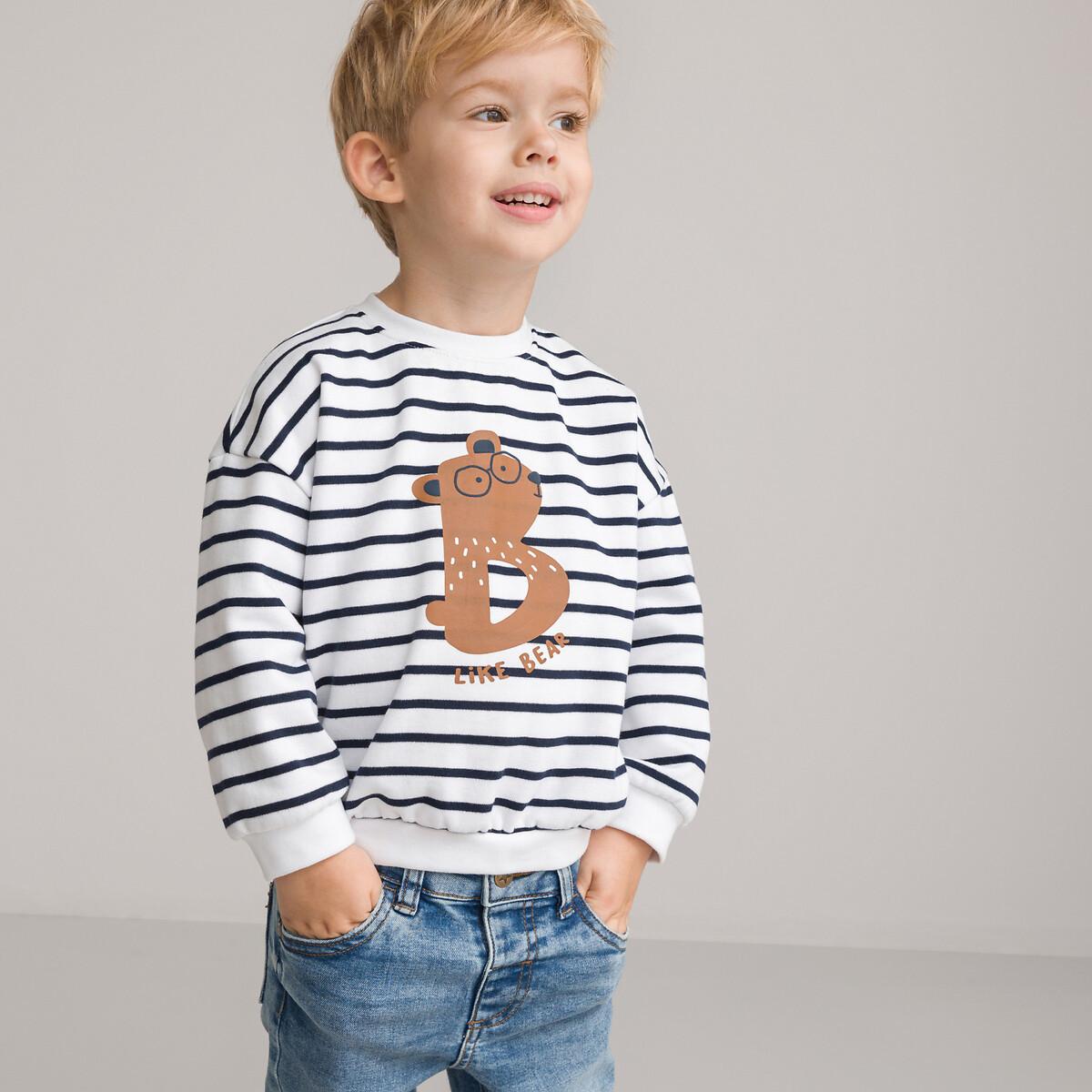 Image of Sweatshirt Mit Teddymotiv Unisex Blau 18M