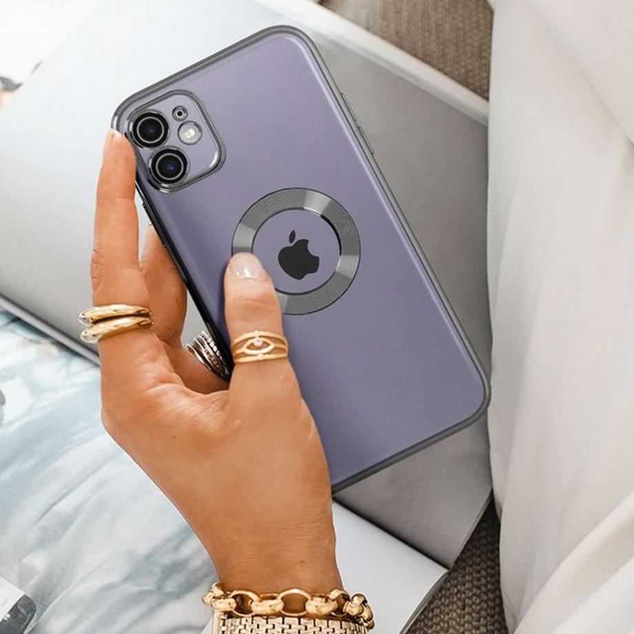 Avizar  Chrom Handyhülle iPhone 11 Schwarz 