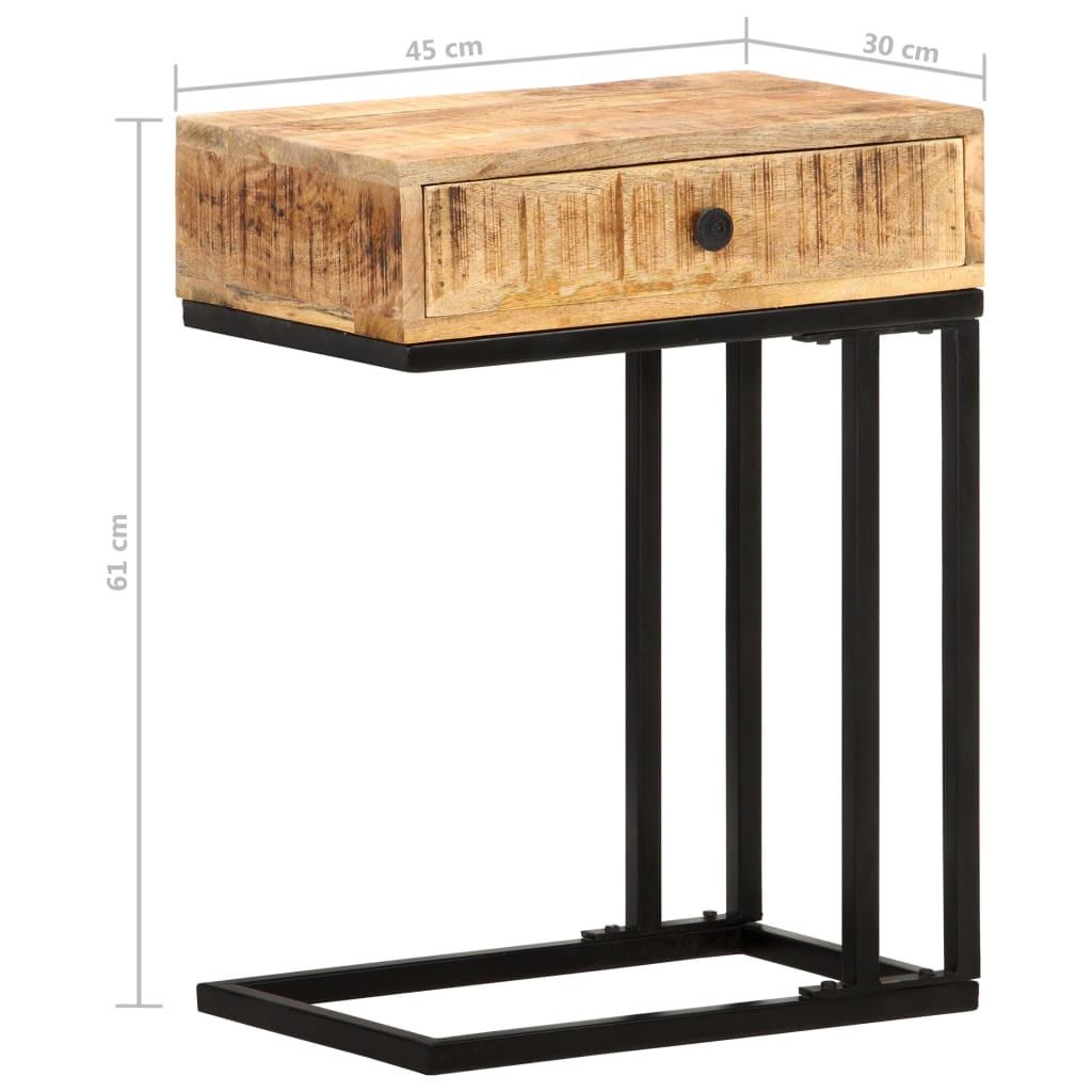 VidaXL Table d'appoint bois  