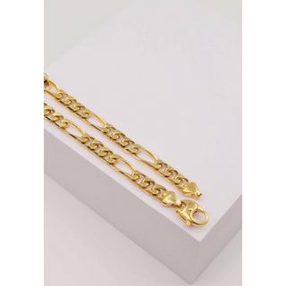 MUAU Schmuck  Bracelet Figaro Gelbgold 750, 22cm, 6mm 