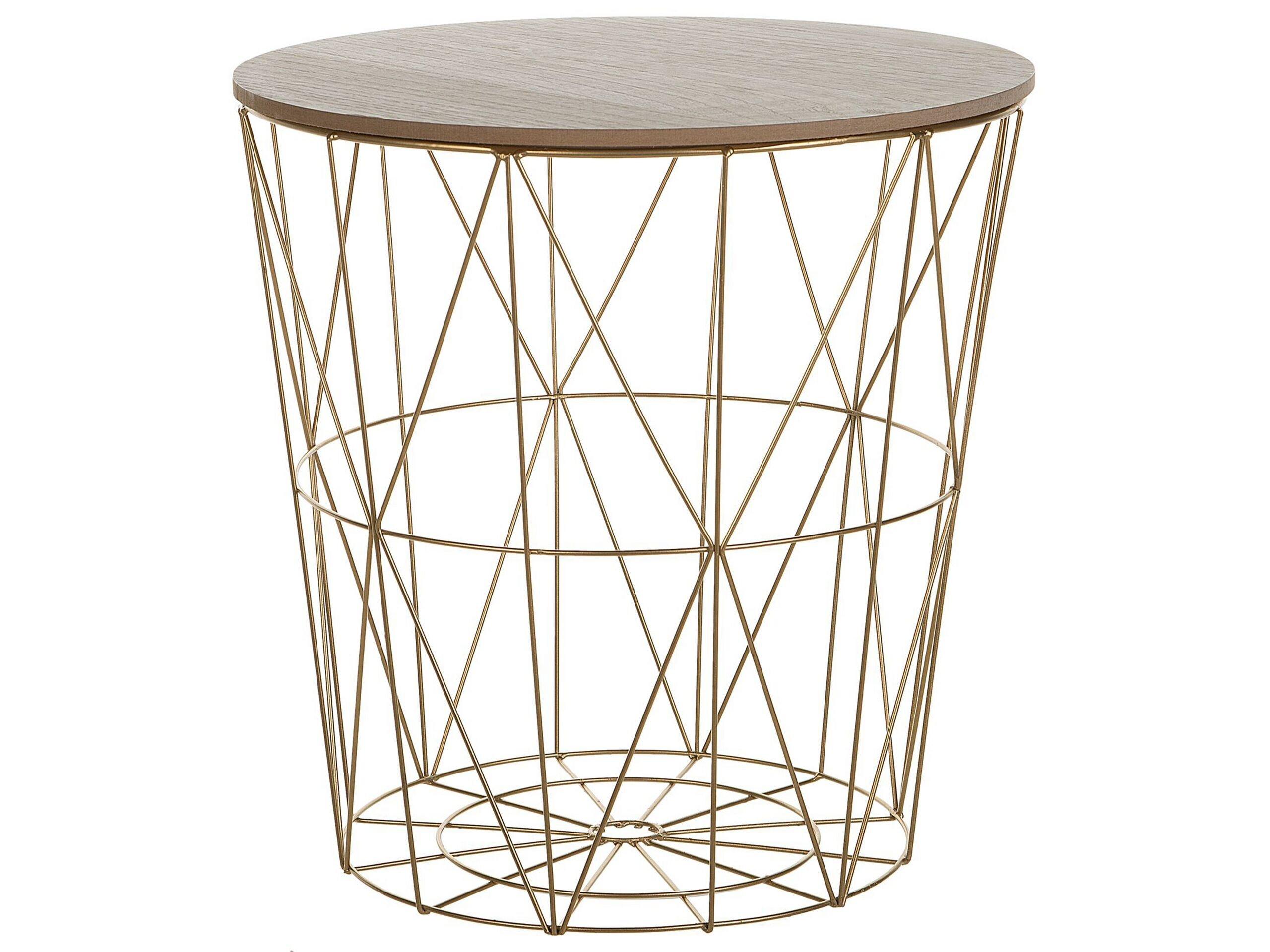 Beliani Table d'appoint en MDF Moderne LANARK  