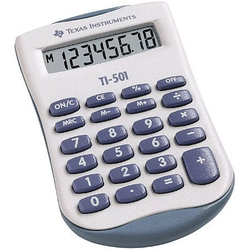 TEXAS INSTRUMENTS Taschenrechner TI-501 weiß